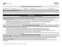 Unified Improvement Plan