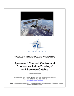 Spacecraft Thermal Control and Conductive Paints