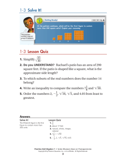 Solve It! - MathChamber