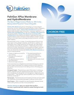 PalinGen XPlus Membrane and HydroMembrane