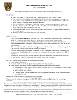 here - Dryden Community Center Cafe