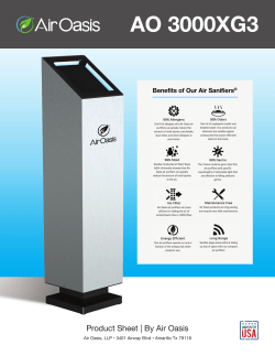 AO 3000XG3 - Air Oasis