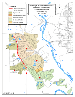 Proposed Elementary School Divided Boundary