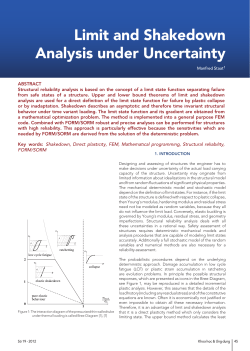 Limit and Shakedown Analysis under Uncertainty