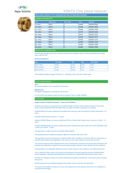 K947X One piece reducer.