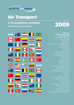 Air Transport - Advokatfirman Vinge
