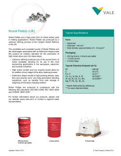 Nickel Pellets (UK)