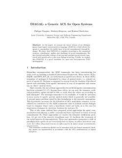 DIAGAL: a Generic ACL for Open Systems