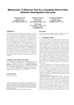 Mesmerizer - SODA, the Software institutes` Online Digital Archive