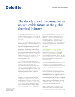 The decade ahead: Preparing for an unpredictable future