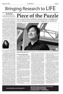 Piece of the Puzzle - University of Manitoba