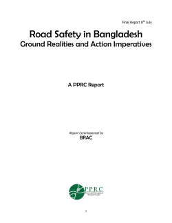 Road Safety in Bangladesh
