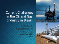 Current Challenges in the Oil and Gas Industry in Brazil
