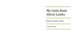 Lamb Poems - The Playful Parents
