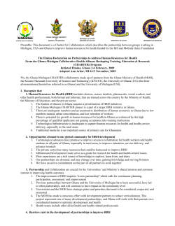 Preamble: This document is a Charter for Collaboration which