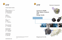 Cannon Fiber Optics Design Guide