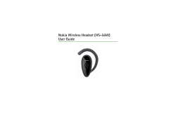 Nokia Wireless Headset (HS