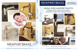single hole lavatory faucets