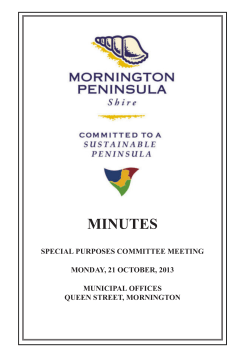 Special Purposes Committee Meeting