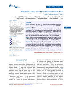 Biochemical Responses to Level-1 Yo