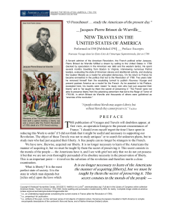 Jacques-Pierre Brissot de Warville, New Travels