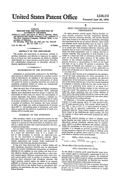 Process for the electrolysis of aluminum chloride