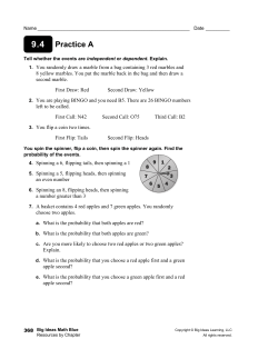 9.4 Practice A