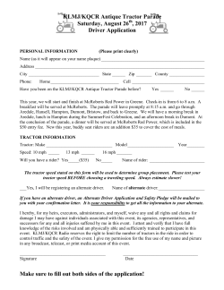 Make sure to fill out both sides of the application!