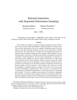 Rational Inattention with Sequential Information Sampling