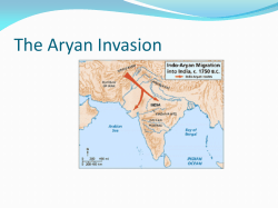 The Aryan Invasion