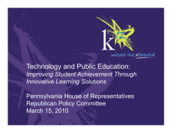 Charles Zogby, Senior Vice-President of Education and Policy, K12