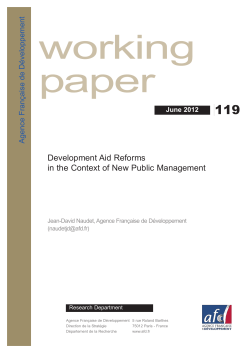 Document travil n&deg; 119 f&eacute;vrier 2012