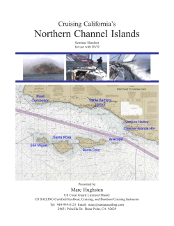 Cruising the Channel Islands