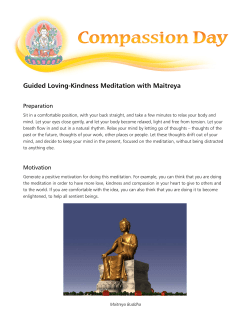 Guided Loving-Kindness Meditation with Maitreya