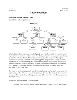 33 Section Handout