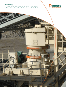 Nordberg GP Series cone crushers