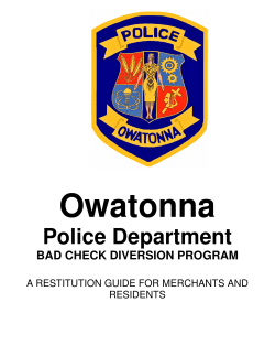 Police Department - City of Owatonna