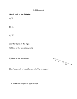 1.3 Homework Worksheet