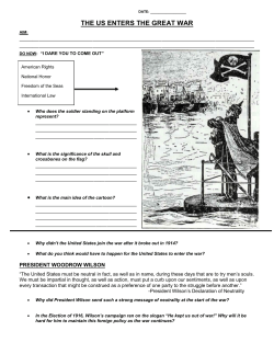 us enters wwi assignment