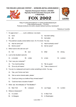 Klasy III szk&oacute;ł gimnazjalnych i II szk&oacute;ł ponadpodstawowych Czas