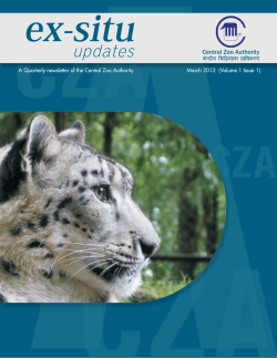 updates - Central Zoo Authority