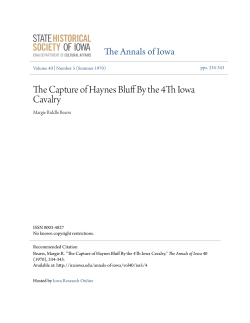 The Capture of Haynes Bluff By the 4Th Iowa Cavalry