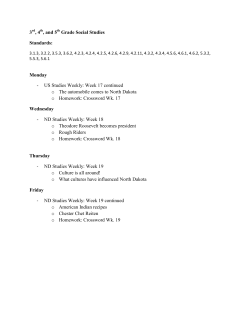 US Studies Weekly: Week 17 continued o The automobile comes to