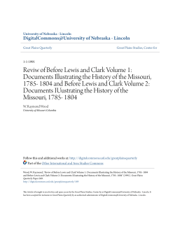 Reviw of Before Lewis and Clark Volume 1