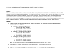 Importance of RNase treatment during DNA extraction