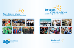 2012 Annual Report - Wal-Mart Stores, Inc.