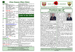 Newsletter No 56 - Syston Bowling Club