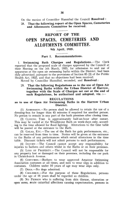 open spaces, cemeteries and allotments committee.