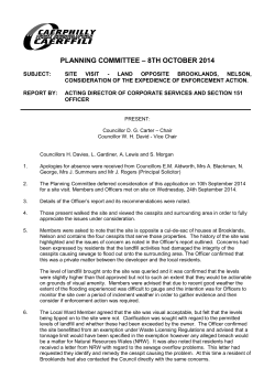 Land at Brooklands Site Visit Report