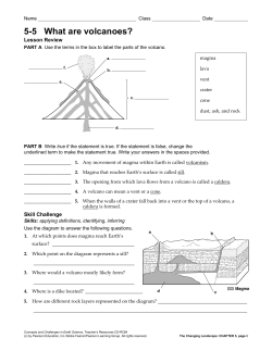5-5 What are volcanoes?